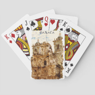Stylish Oaxaca Mexico Templo de Santo Domingo Playing Cards