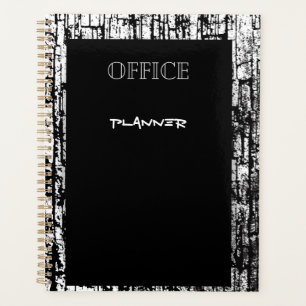 Stylish Office l Business black and white Planner