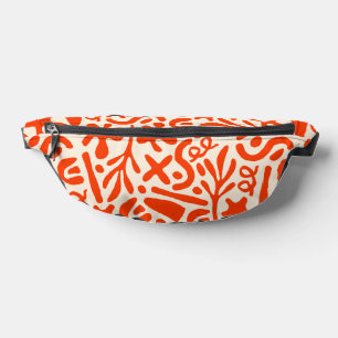 Stylish Orange Bum Bags