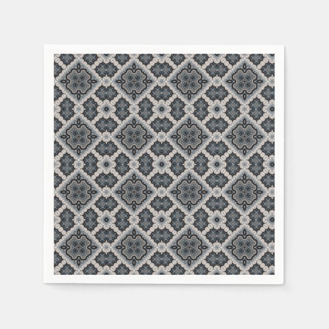 Stylish oriental ornament napkin (Front)