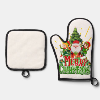 "Stylish Oven Mitts & Pot Holders Set - Unique Kit