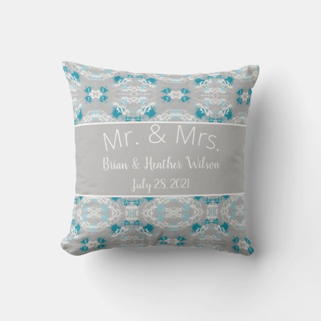 Stylish Paint Splash Keepsake Cushion (Front)