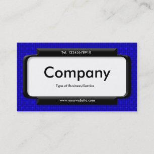 Stylish Panel - Blue Fabric Texture Business Card