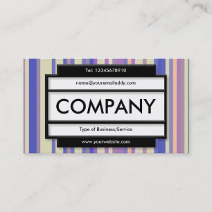 Stylish Panel II - Stripes 08 Business Card