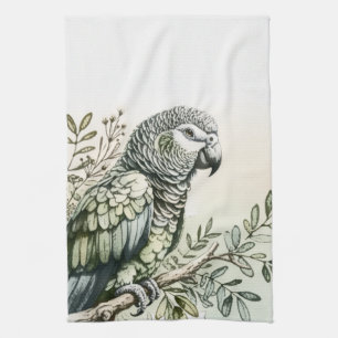 Stylish Parrot Tea Towel