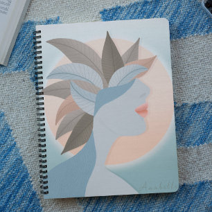 Stylish Pastel Pink & Blue Women Personal 2024 Planner