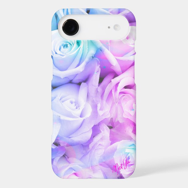 Stylish Pastel Roses Floral iPhone 6/6S Slim Case (Back)