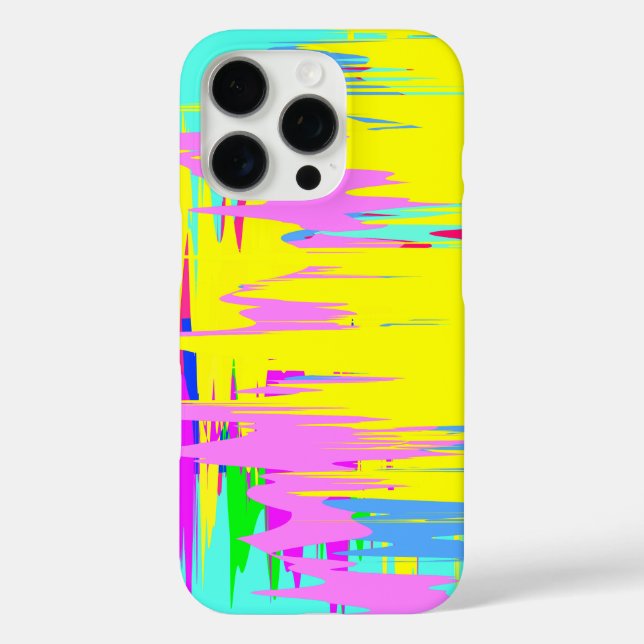 Stylish Pattern Design in Summer Colours Case-Mate iPhone Case (Back)