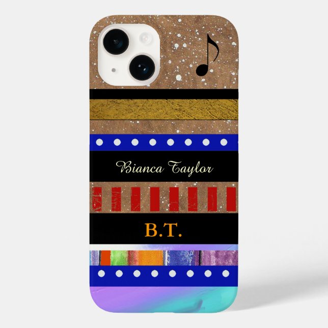 stylish & personalised different stripes Case-Mate iPhone case (Back)