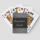 Stylish personalised grandads playing cards