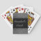 Stylish personalised grandads playing cards