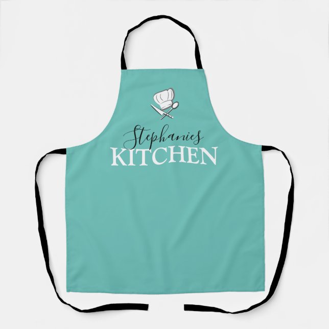 Stylish Personalised Kitchen Apron (Front)