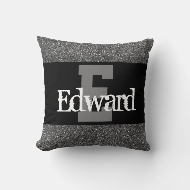 Stylish Personalised name pillow (Front)