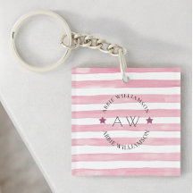 Stylish personalised pink stripes