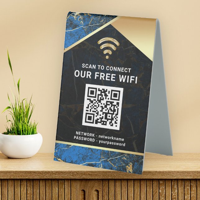 Stylish Personalised QR Code Wifi Network Password (Creator Uploaded)