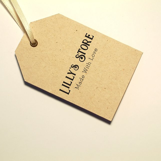 Stylish Personalised Typography Small Business  Rubber Stamp (Creator Uploaded)
