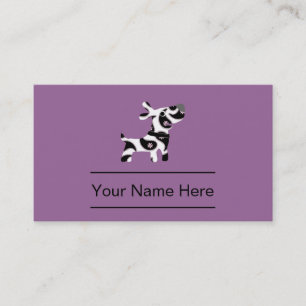 Stylish Pet Care Business Cards