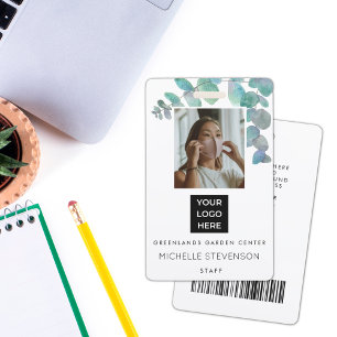 Stylish Photo Badge ID Badge