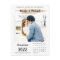 Stylish Photo Calendar Save the date card