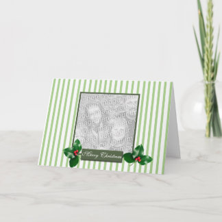 Stylish Photo Christmas Card