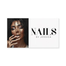Stylish Photo QR Code Booking Nail Salon