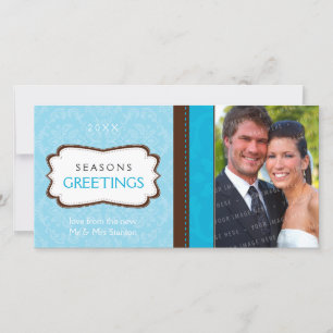 STYLISH PHOTOCARD :: divinely damask L4 Holiday Card