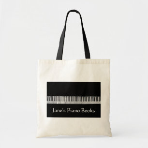 Stylish piano keyboard Music book bag