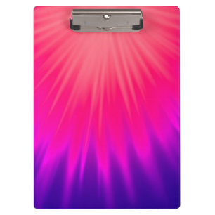 Stylish Pink and Purple Abstract Clipboard