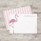 Stylish Pink Chic Flamingo Simple Watercolor