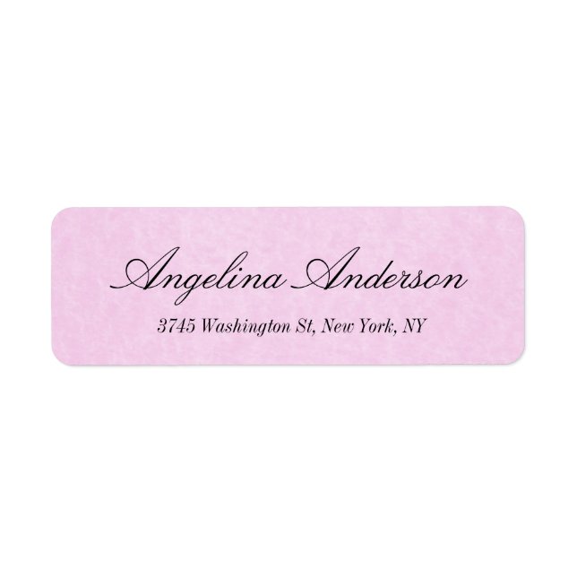 Stylish Pink Elegant Handwriting Modern Feminine (Front)