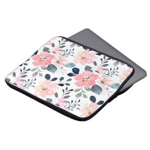 Stylish Pink Floral Laptop bag