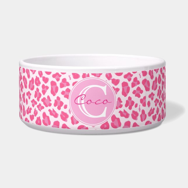Stylish Pink on Pink Leopard Print  | Personalised (Front)