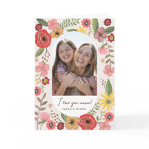 Stylish Pink & Yellow Floral Mother's day