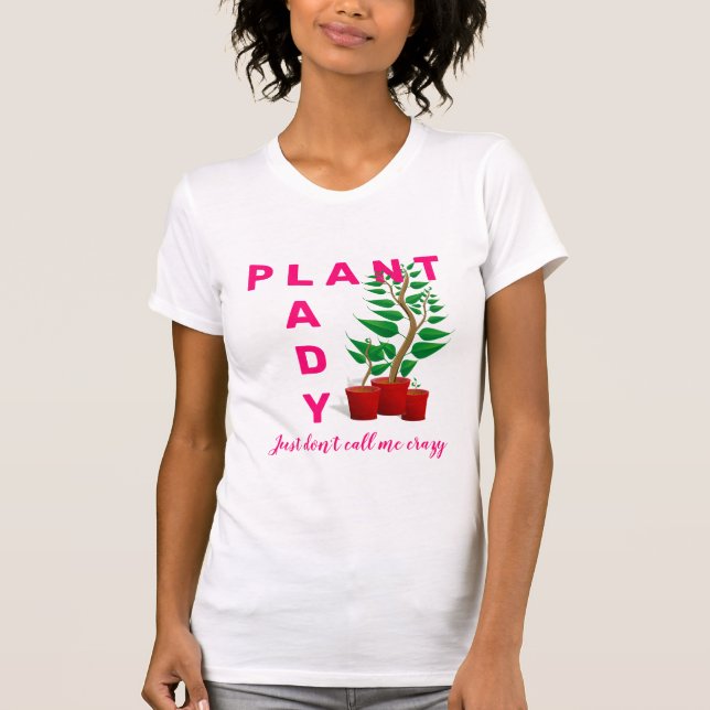 Stylish PLANT LADY T-Shirt (Front)