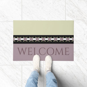 Stylish Plum Purple Doormat