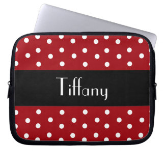 Stylish Polka Dot Electronics Bag