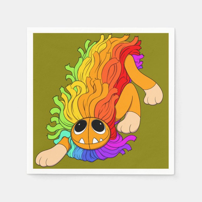 Stylish pop cocktail  napkin (Front)