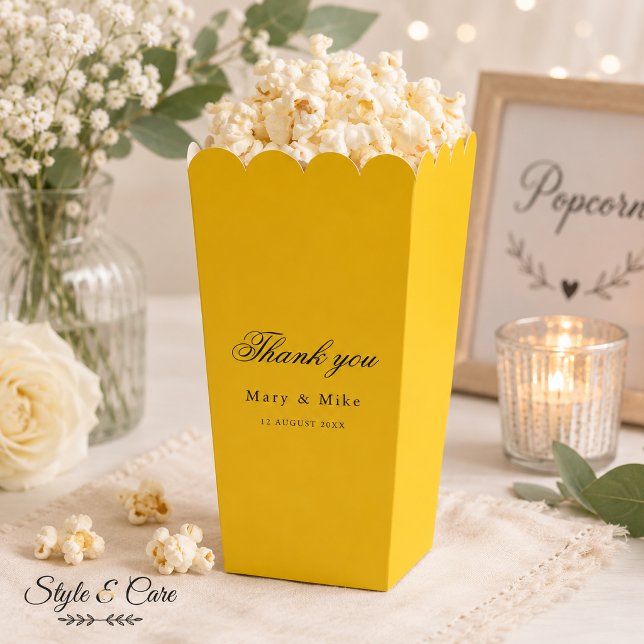 Stylish Popcorn Favor Box for Any Celebration (Stylish Popcorn Favor Box for Any Celebration)