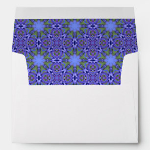 Stylish print inside elegant custom back flap  envelope