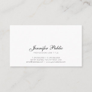 Stylish Professional Creative Design Simple Modern Business Card