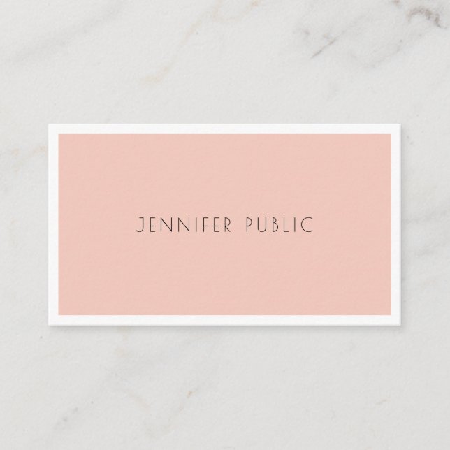 Stylish Professional Modern Clean Design Template Business Card (Front)