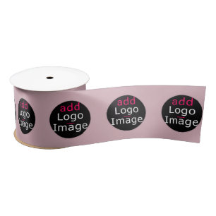 Stylish Promotional Customisable Dusty Rose Pink Satin Ribbon
