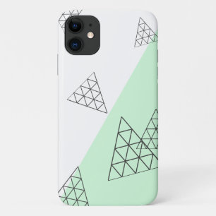 Stylish Pyramid Triangle Shapes Pastel iPhone 11 Case