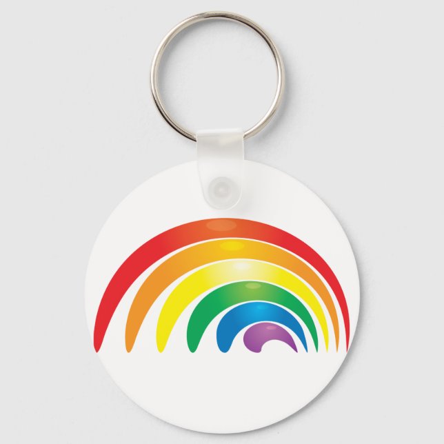 Stylish Rainbow Key Ring (Front)