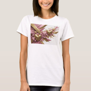 Stylish Red ABSTRACT ART Statement Tee