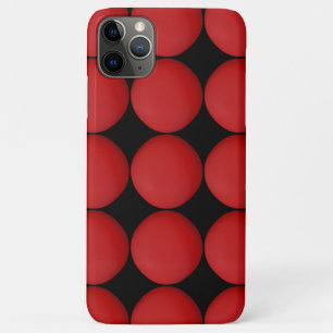 Stylish Red Pattern iPhone 11 Pro Max Case
