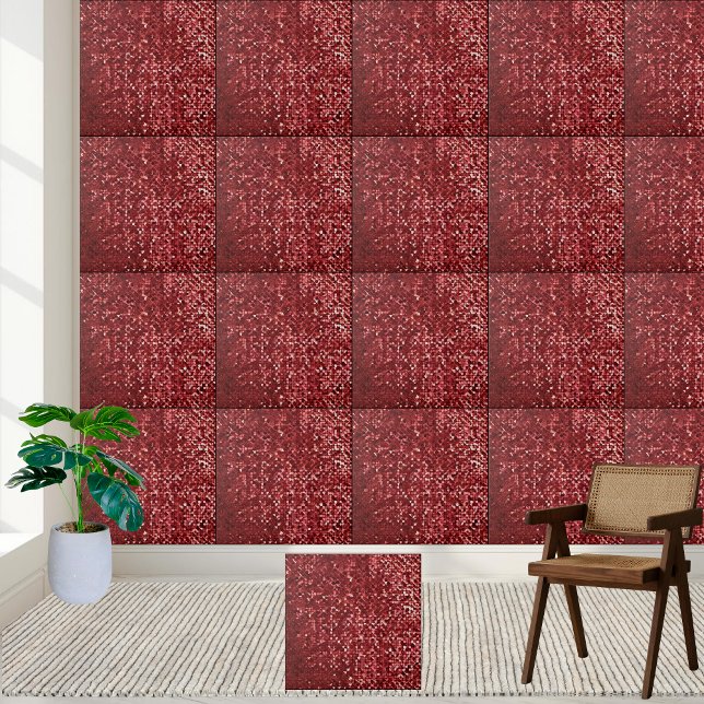 Stylish Red Pink White Black Floor Wall Mural Tile (Stylish Red Pink White Black Floor Wall Mural Ceramic Tile)