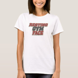 Stylish RESTING GYM FACE Fashion Art T-Shirt