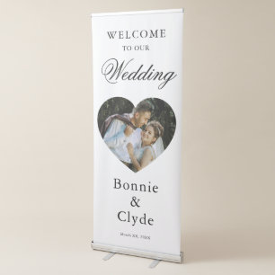 Stylish Retractable Banner for Wedding Events