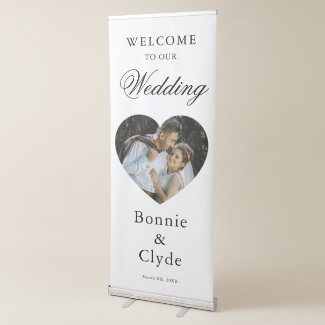 Stylish Retractable Banner for Wedding Events (3/4)